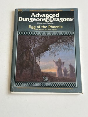 Advanced Dungeons and Dragons Egg of the  Phoenix TSR 1987