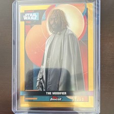 Topps Finest Star Wars The Modifier Serial Numbered 37/50 Book of Boba Fett F-29