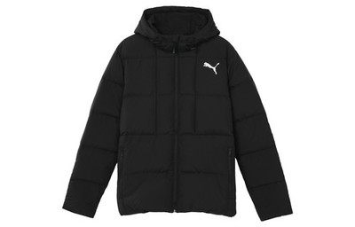 PUMA Logo Warm Windproof Hooded Down Jacket