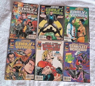 Star Trek: Early Voyages #1,2,8,16 Fleet Academy 5,6 (Marvel Comics)