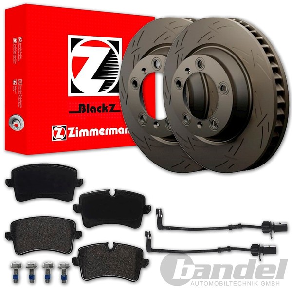 Zimmermann Sport Bremsscheiben 330Mm + BelÄGe Hinten FüR Audi A6 A7 4G C7-image