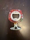 Christmas Holiday Handmade Bottle Openers Set Of Two Glitter — photo 4