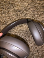 brown beats headphones with case and cords