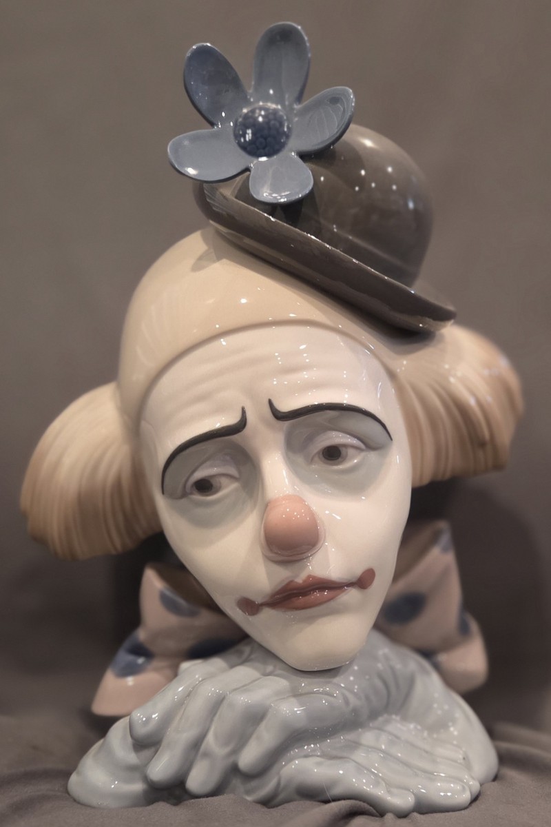 LLADRO 5130 Pensive Clown Mint Condition No Box Free Shipping | eBay