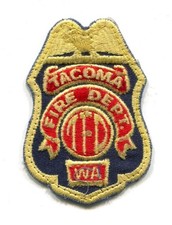 Parche del Departamento de Bomberos de Tacoma Washington WA v5 SOMBRERO TAMAÑO PEQUEÑO 3,00 PULGADAS