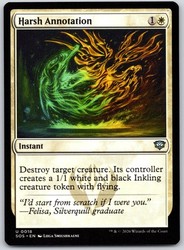 Harsh Annotation (18) Secrets of Strixhaven Uncommon Instant