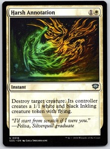 Harsh Annotation (18) Secrets of Strixhaven Uncommon Instant