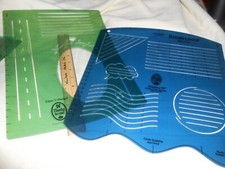 Creative Memories Lot of 2 Template Lines and Designs Storylines Lines