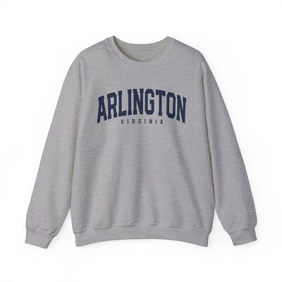 Arlington Virginia VA Sweatshirt Gifts Crew Neck Long Pullover Shirt Men Unisex