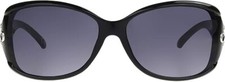 Foster Grant Womens Sublime Sunglasses, Black, MAXBLOCK 57mm