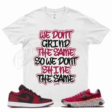 White GRIND T Shirt for N Overbreak SP Air 1 Low SE Dark Beetroot