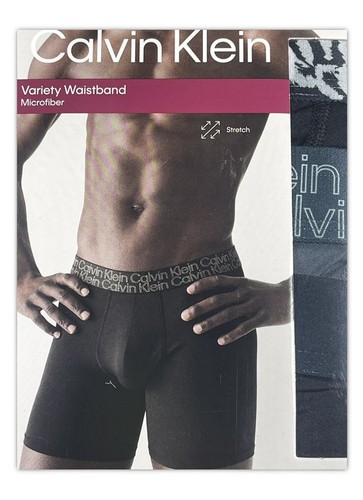 NWT Calvin Klein. Sz M. Men 3 Pack. Microfiber. Boxer Brief. Black. MSRP $42.50 - 第 6/12 張圖片