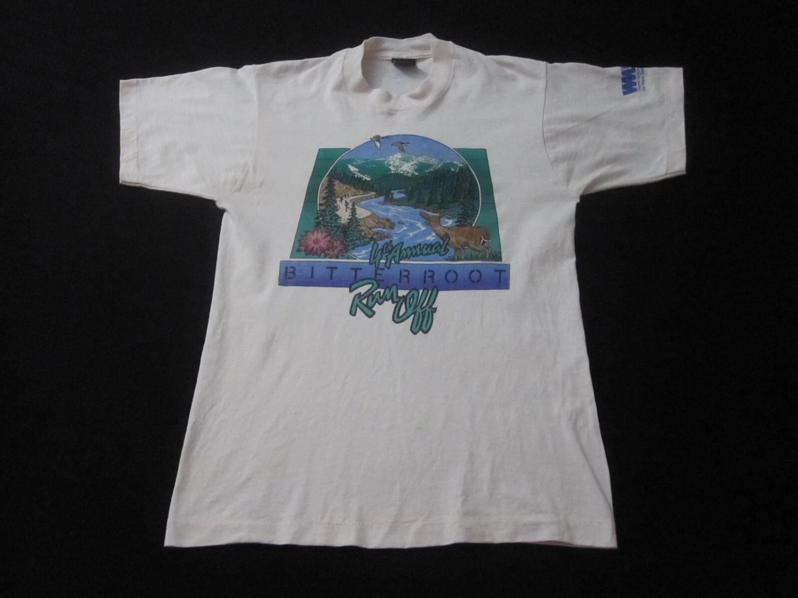 Vintage Bitterroot Run Off Shirt Single Stitch 4th Annual Trail Running Montana
Opens in a new windo