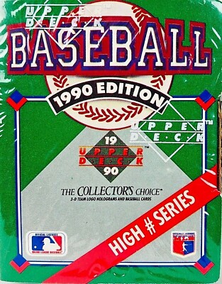 New1990 Upper Deck Baseball Cards High Number Series Box Factory Sealed 701-800
