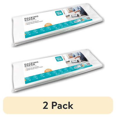 (2 pack) 24 in x 24 in White Packing Paper for Moving & Shipping,  7.22 lb