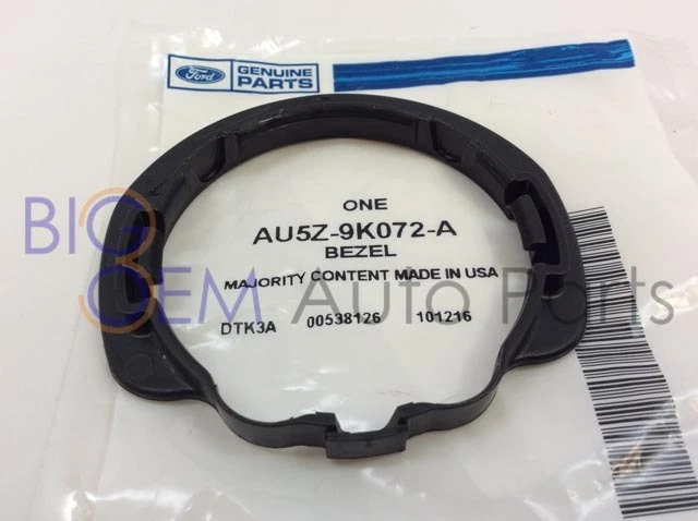 Moldura de tubo de enchimento de tanque de gasolina Ford Lincoln Mercury genuína preta nova fabricante de equipamento original - Imagem 3 de 4