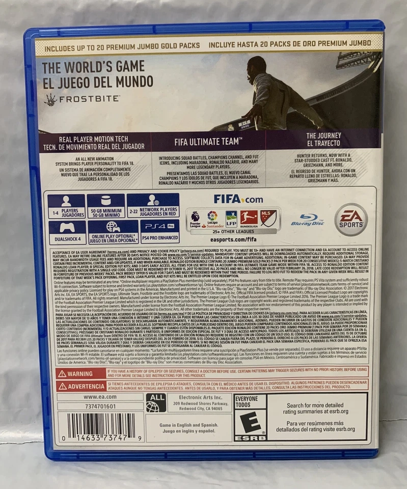 FIFA 18 [ Ronaldo Edition ] (PS4) USED - Image 4 of 4