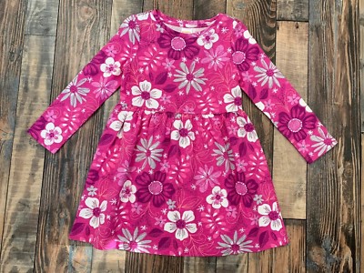 Gymboree Mix N Match Girls knit Flower Floral Pink Purple dress NWT Xs ...