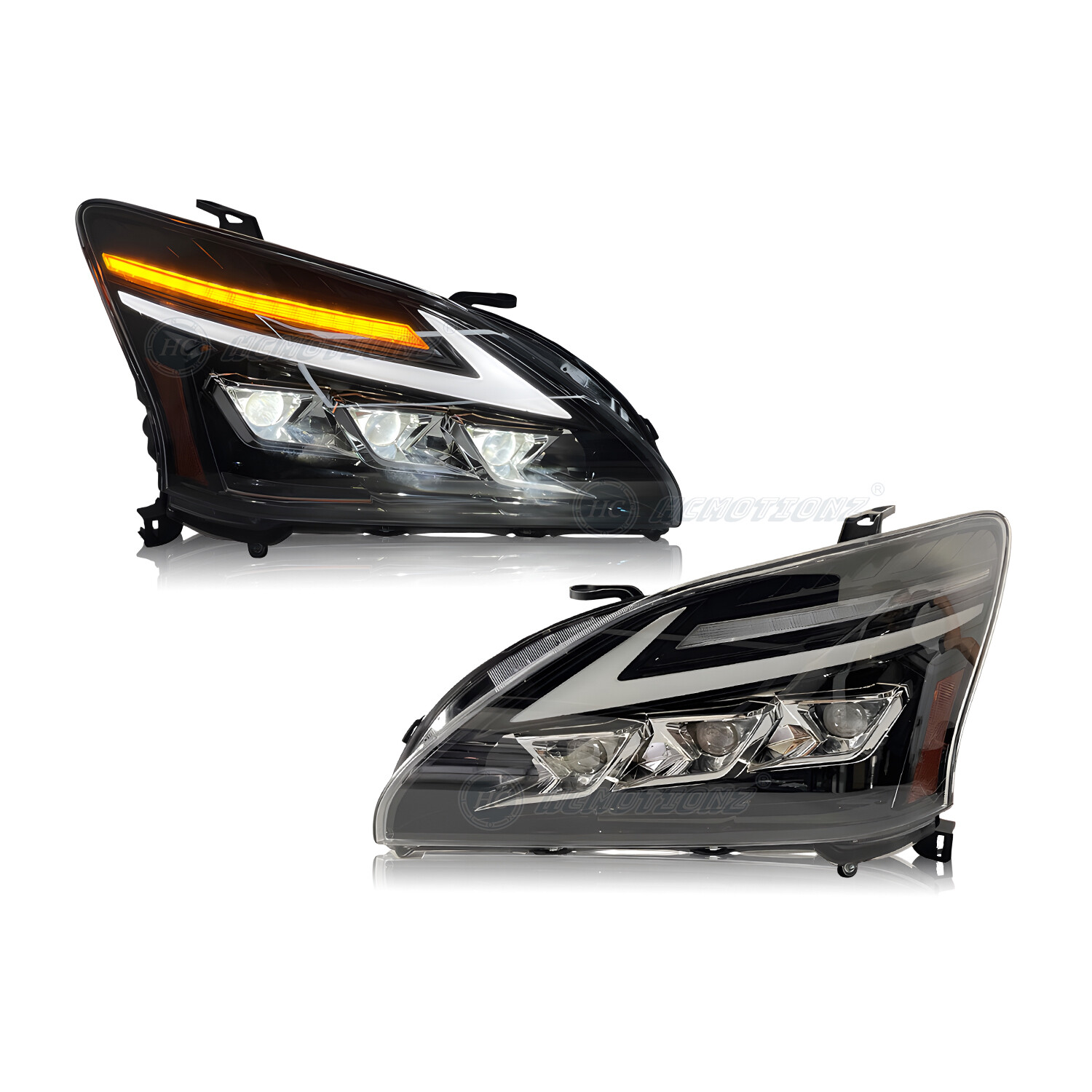 HCmotion LED Front Lamp For Lexus RX330 RX350 400H 2003-2009 Animation Headlight