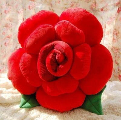 Rose Shape Bed Sofa Chair Throw Cushion Lumbar Pillow Lover Wedding Gift