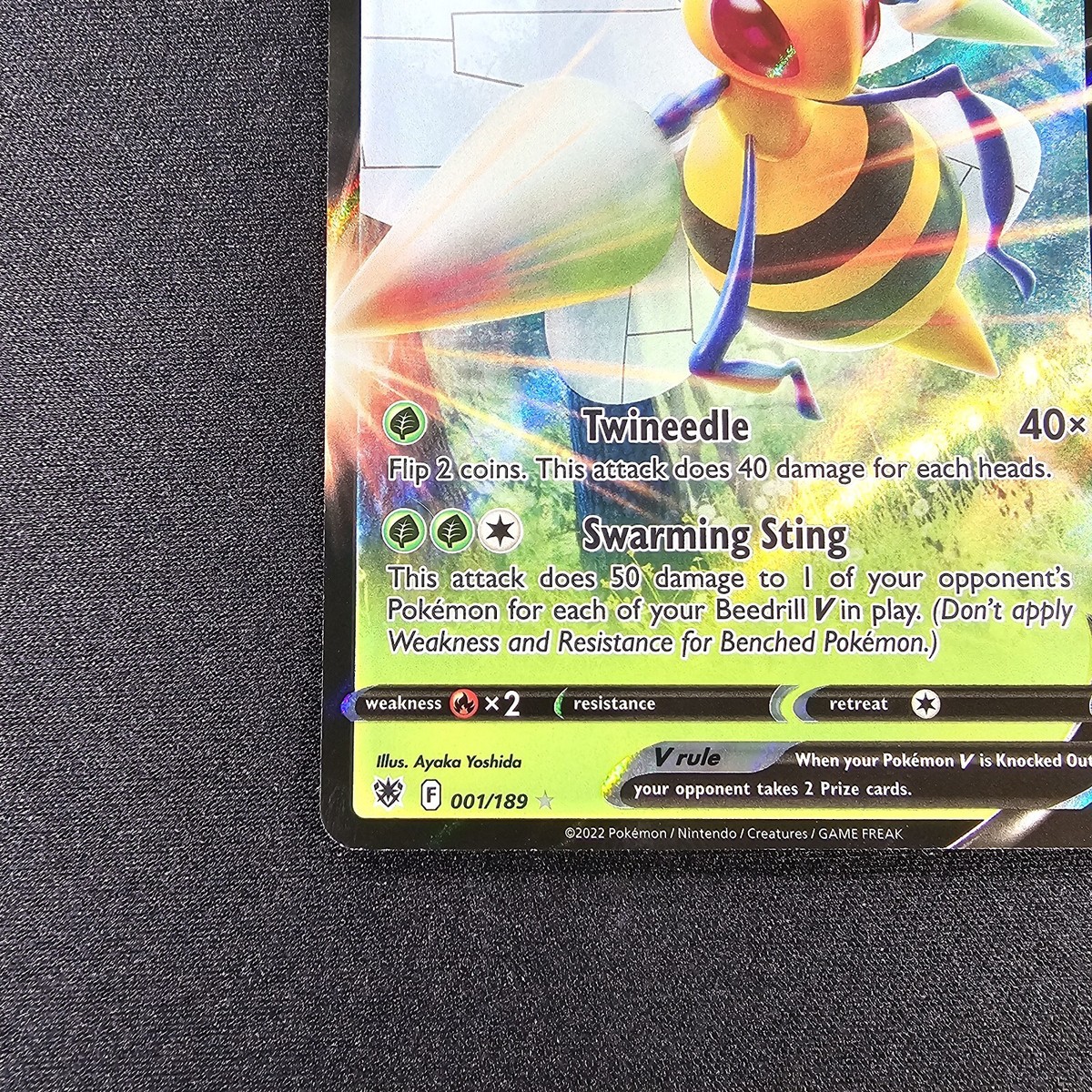beedrill v pokemon card value 2022 Pokemon Sword & Shield Astral Radiance Beedrill V