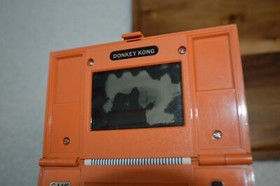 Vintage Nintendo Game & Watch Donkey Kong Handheld Tested w/ Screen Damage