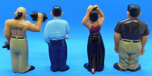 Homies Series 5 Lot of 4, Diablo, El Profe, Spider, Chino Loco 1.75" figures - Picture 2 of 2