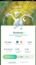 Pokemon Shiny Reshiram - TRA'DE Registered Or Unregistered Shiny GO- Description