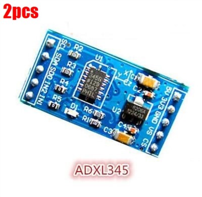 2Pcs Digital Output Tilt Sensor ADXL345 Accelerometer Module New Ic in