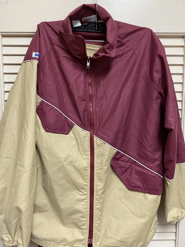 Conjunto de chándal chaqueta pantalones jogger con cremallera bloques de colores S años 80 Asics Tiger de colección Foto 3 de 4