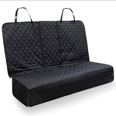 4-Layer Water-Resistant Full Rear Row Back Bench Seat Cover Protector fit BMW