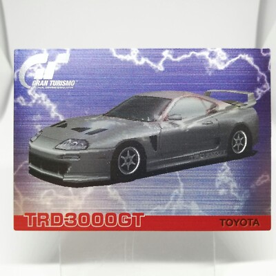 SP-7 TRD3000GT Special TOYOTA Gran Turismo Hint Card Collection Playstation