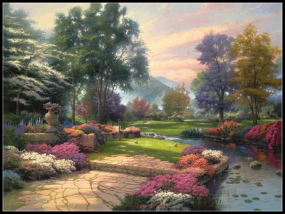 Living Waters - DIY Chart Counted Cross Stitch Patterns Needlework DMC Color  
