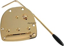 New Gold Guitar Tremolo Tailpiece Bridge with Tremolo Arm for Jazzmaster Jaguar