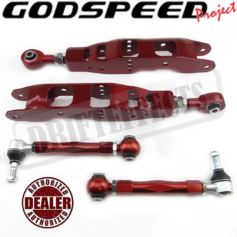 Godspeed Gen2 Adjustable Rear Lower Control Arm+Toe Kit For