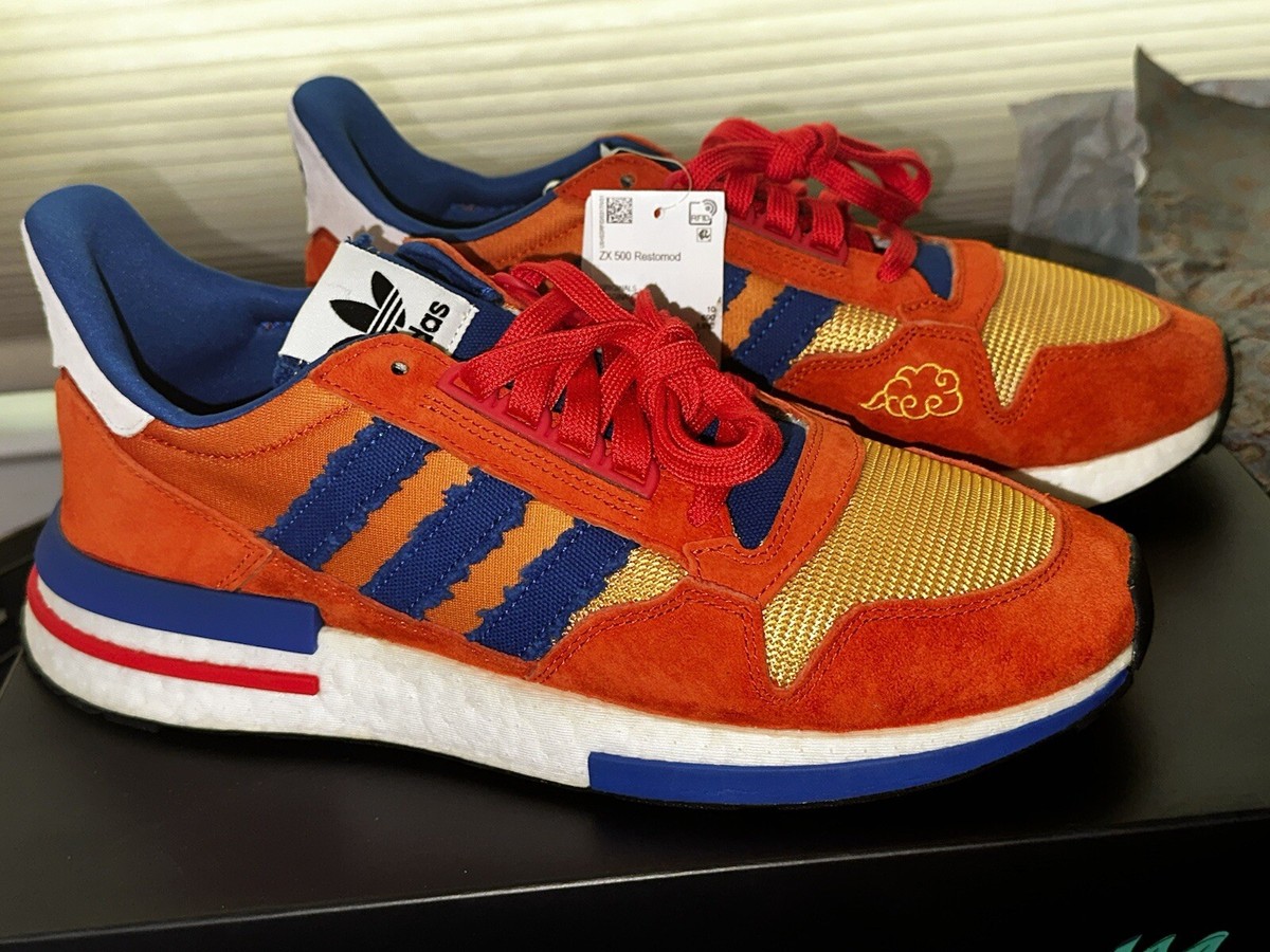 Adidas ZX 500 Dragon Ball Z Son Goku Size US Men's