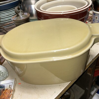 Vintage Bennington Potters Casserole Dutch Oven Vermont Stoneware 1855 DG NEW