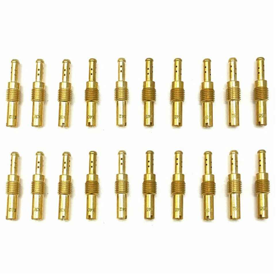 Motorcycle Carburetor Main Jet Slow/Pilot Jets Set for PWK Carb Injectors Nozzle - Изображение 3 из 4