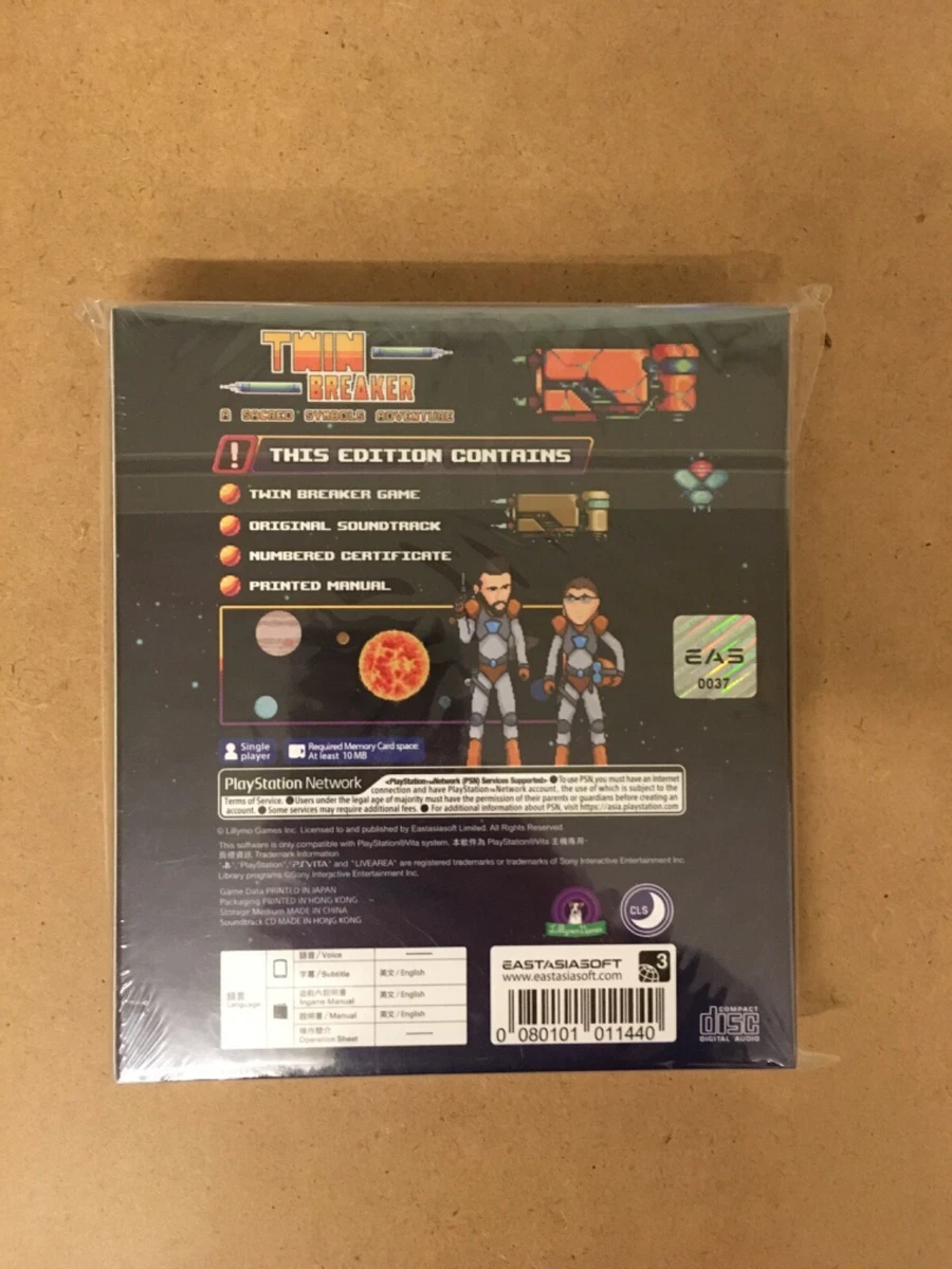 Twin breaker a sacred symbol adventure ps vita eBay