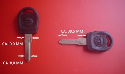 AUDI SCHLÜSSEL ROHLING AUDI 80 90 A4 A6 A8 CABRIO COUPE QUATTRO PORSCHE VW SEAT