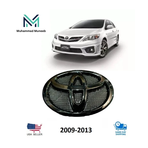 09-13 Toyota Corolla эмблема передняя решетка эмблема 2009 2010 2011 2012 2013 - Изображение 3 из 4