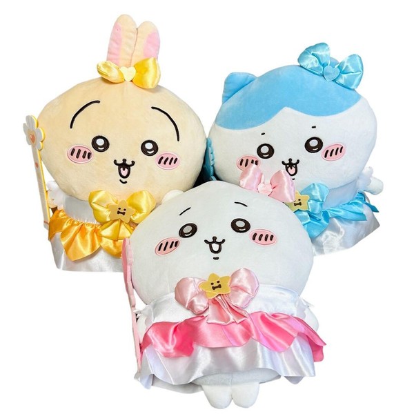 Neu Magische Chiikawa Grosse PlüSchpuppe 35 Cm Chiikawa Hachiware Usagi 3Er S...-image