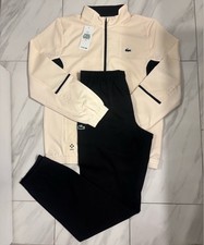 Lacoste Sport Men's Tracksuit Beige Black 280 New