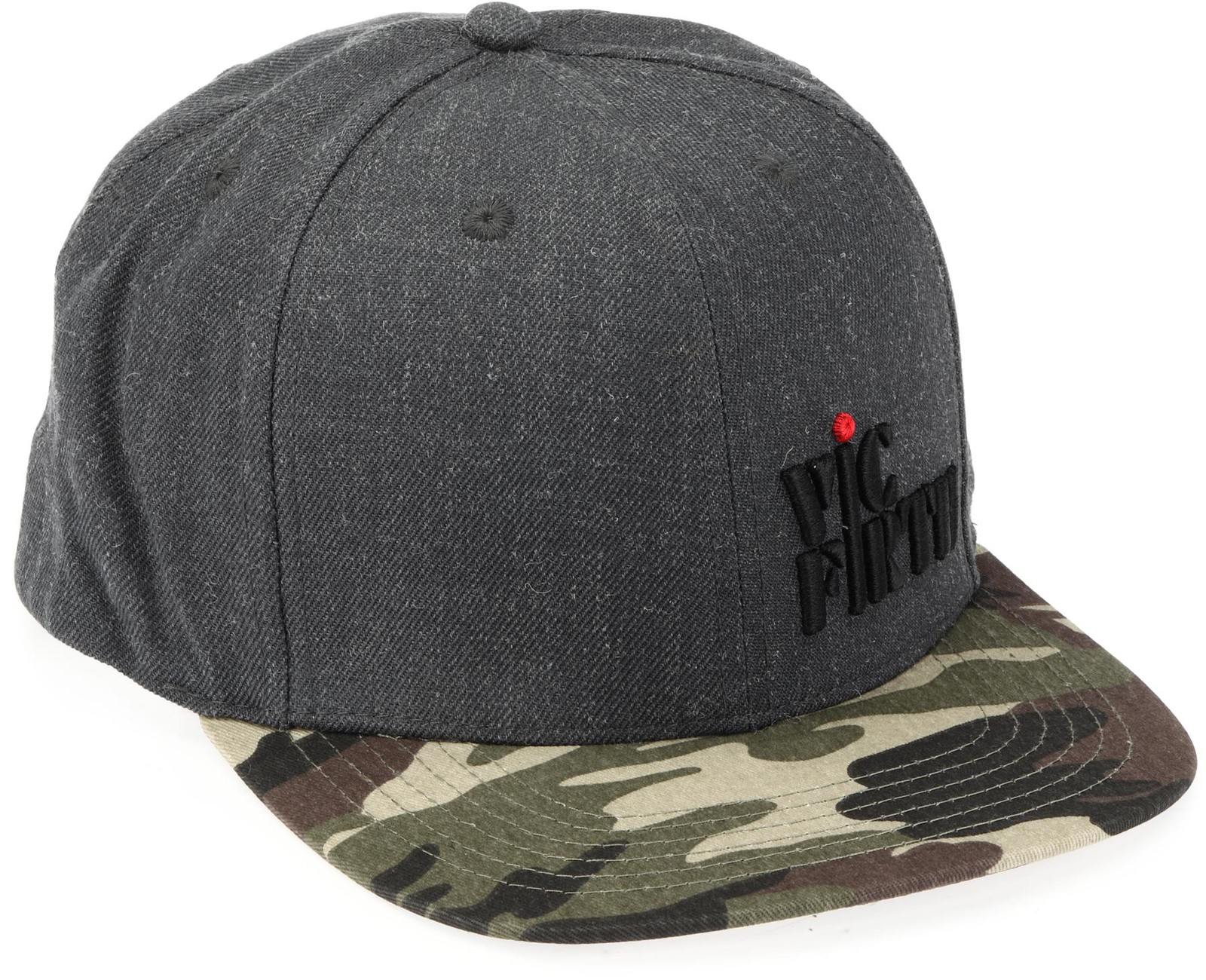 Бейсболка Vic Firth с 6 панелями - Серый камуфляж 5690₽