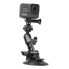 Suction Cup Camera Car Mount with Tripod Adaptor for GoPro Suction Cup Mount