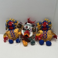 The Lion King Broadway Musical Trickster Disney Store Bean Bag Plush Set of 3