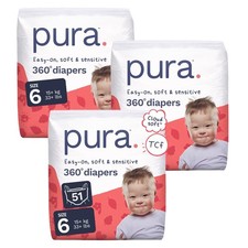 360  Stretch Diaper Pants Size 6 33 lbs 51 Count
