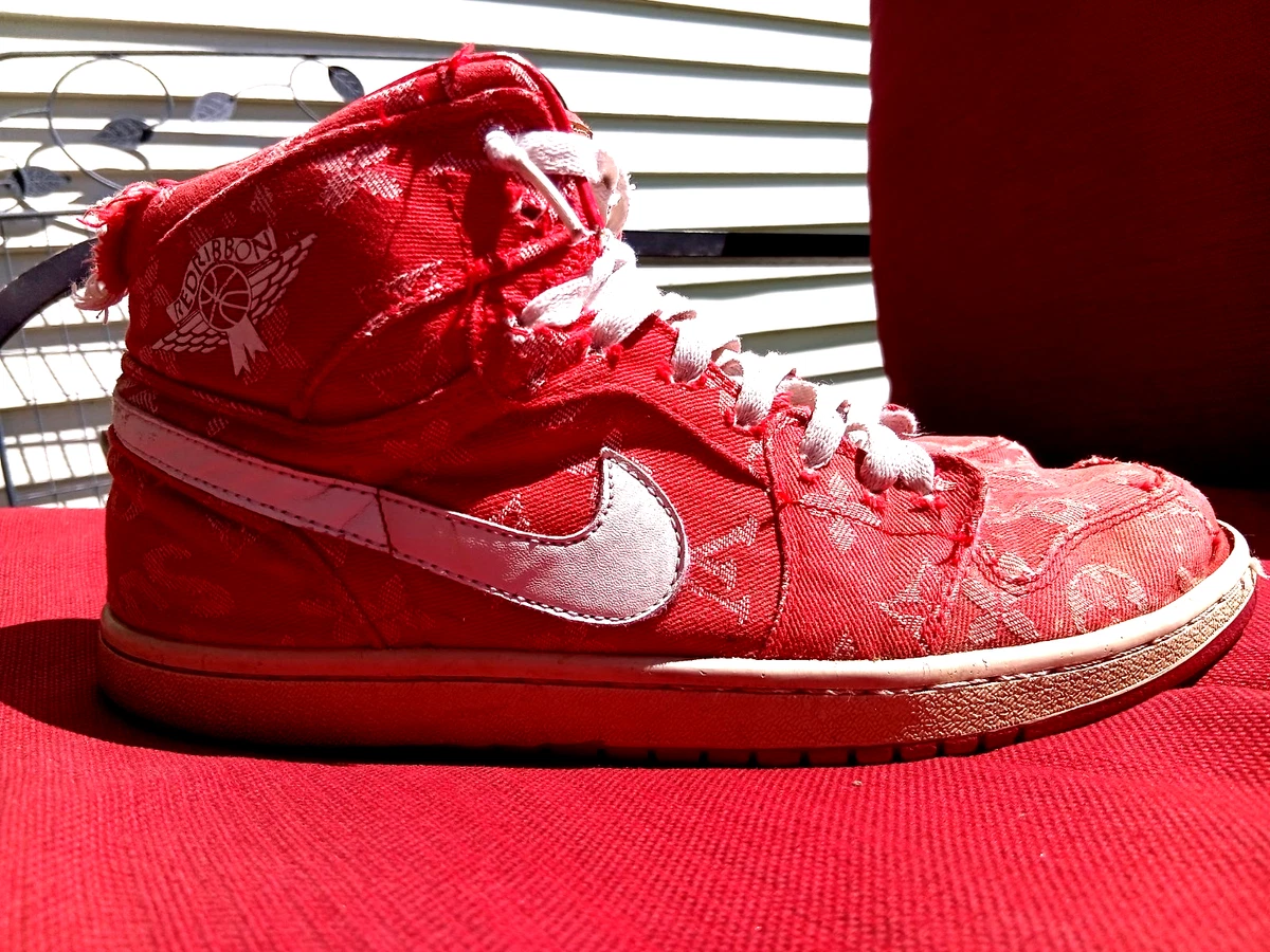 Red Ribbon Recon x Air Jordan 1 Retro Custom High Supreme & Louis 