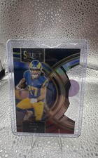 2023 Panini Select - Premier Level Puka Nacua #199 Black & Red Prizm Die-Cut...