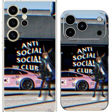 Amiya Arknights Pink JDM Car Waifu Case Cover Silicone / Shockproof / Magnetic